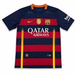 Nike 2015-16 FC Barcelona Messi #10 Home FIFA Club World Cup Jersey M
